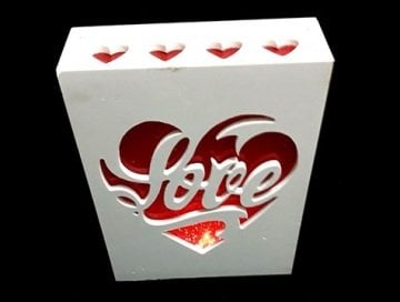 Romantik Hediye Işıklı Love Lamba