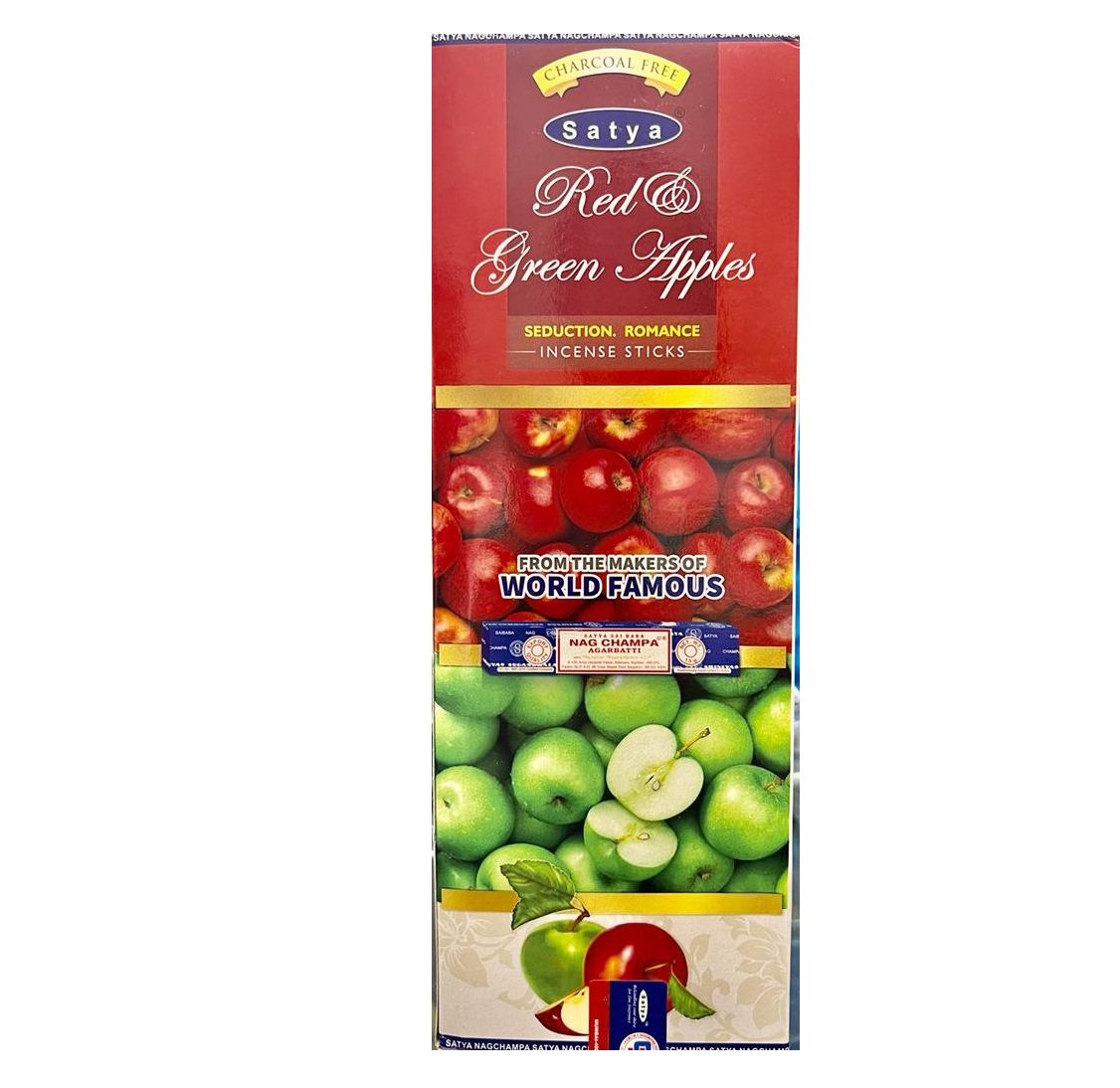 Satya Red & Green Apple Çubuk Tütsü Incense Sticks (120 Adet)
