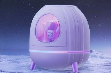 Astronot Tasarımlı Hava Nemlendirici Difüzör Buhar Makinesi