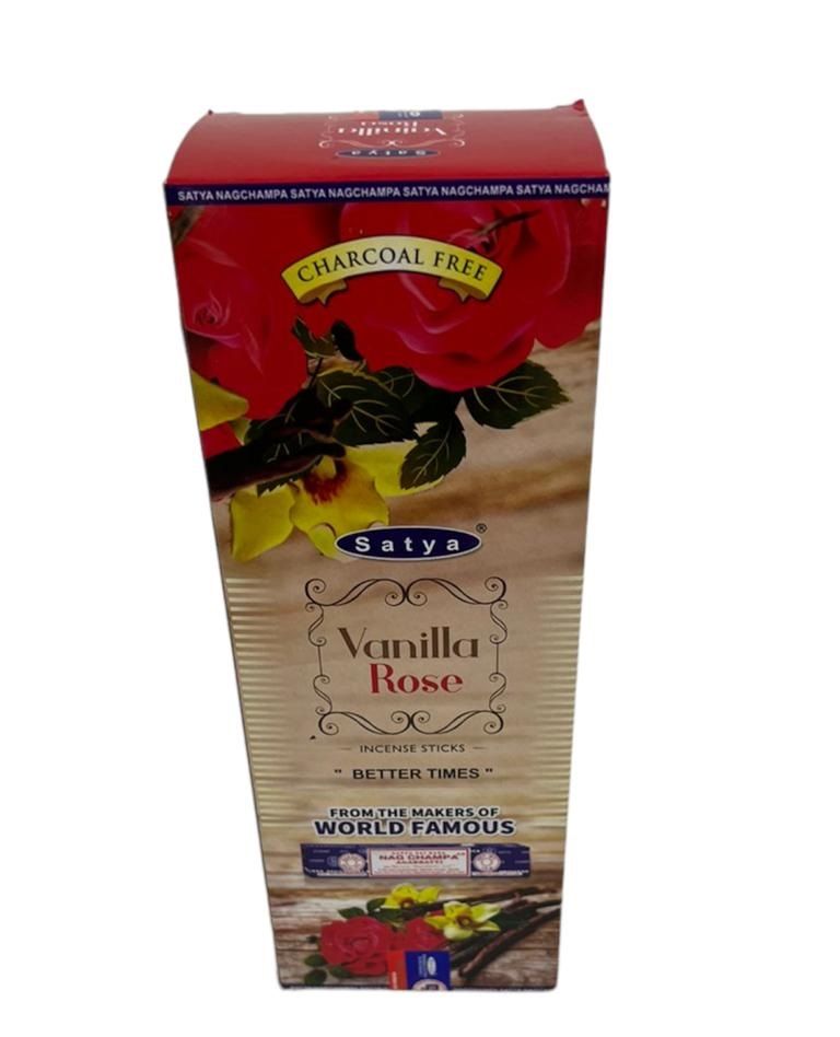 Satya Gül Vanilya (Rose Vanilla) Çubuk Tütsü İncense Stick (120 Adet)