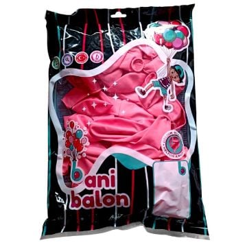 12'inç Pembe Pastel Balon (100 Adet)