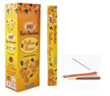 Hd Yellow Rose Çubuk Tütsü Sarı Gül İncense Sticks Tütsü (120 Adet)