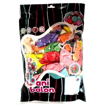 12'inç Karışık Renk Pastel Balon (100 Adet)