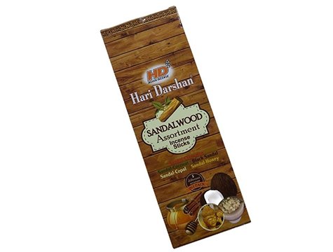 HD Sandalağacı Kokulu Çubuk Tütsü Sandalwood Assortment (120 Adet)