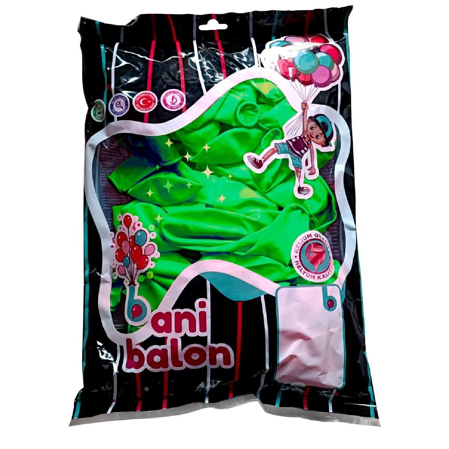 12'inç Koyu Yeşil Pastel Balon (100 Adet)