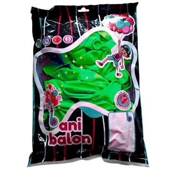 12'inç Koyu Yeşil Pastel Balon (100 Adet)