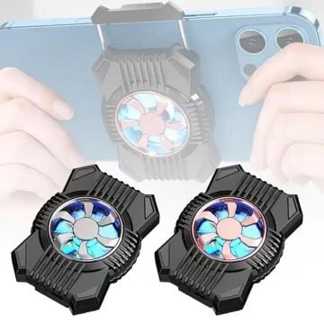 P12 Rgb Işıklı Cep Telefon Radyatör Soğutma Fanı