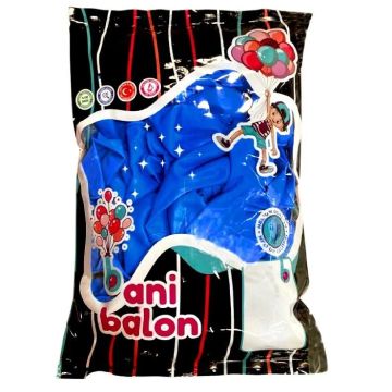 12'inç Mavi Pastel Balon (100 Adet)