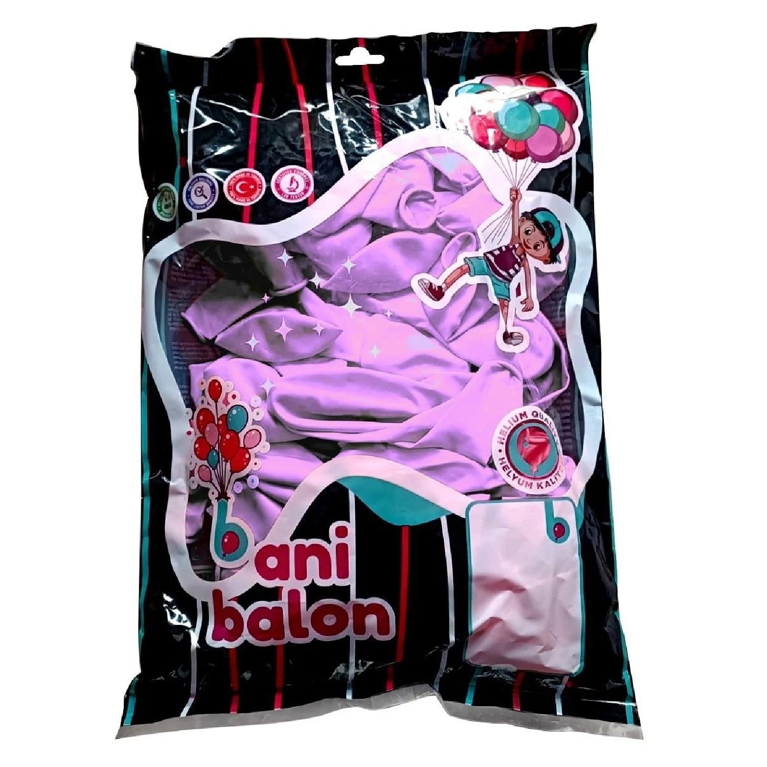 12'inç Lila Pastel Balon (100 Adet)