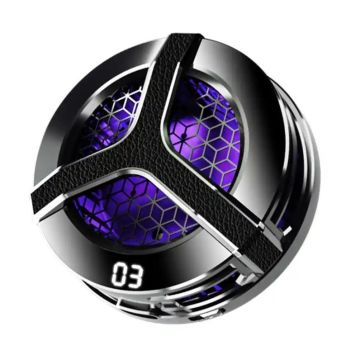 S9 USB Manyetik Dijital Göstergeli Işıklı Cep Telefonu Soğutucu Fan