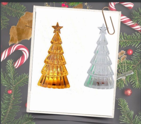 Dekoratif Işıklı Çam Ağacı Süsü Yılbaşı Biblosu (10cm)