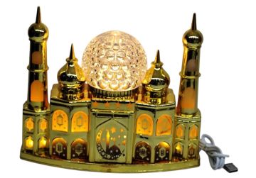 Dekoratif Işıklı Masa Üstü Cami Biblosu