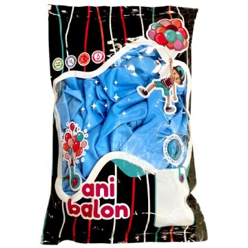 12'inç Açık Mavi Pastel Balon (100 Adet)
