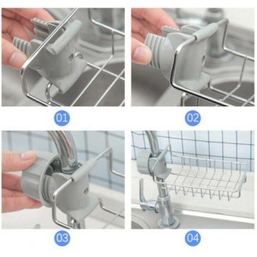 Tek Katlı Demir Mutfak ve Banyo Organizer