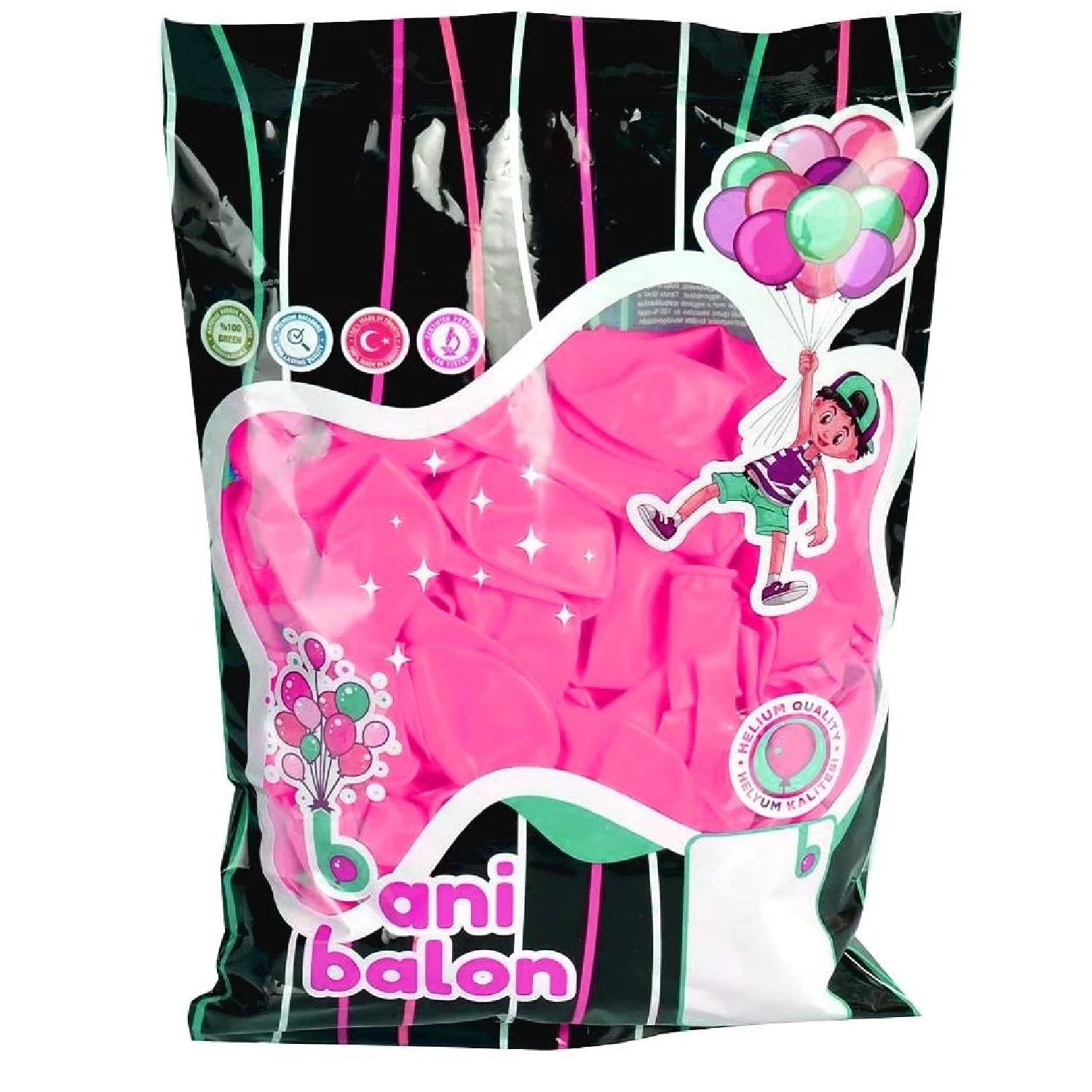 12'inç Açık Pembe Pastel Balon (100 Adet)