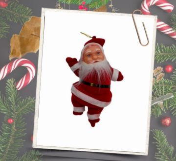 Yılbaşı Çam Ağacı Süsü Noel Baba (12 cm)