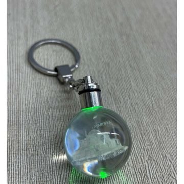 Kristal Ayasofya Tasarımlı Renk Değiştiren Anahtarlık