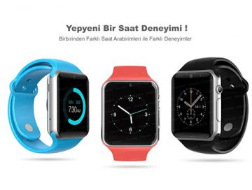 W8 Kameralı Akıllı Saat Smart Watch İOS Android