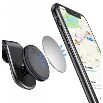 Araç İçi Mandallı Mıknatıslı Klima Takılan Telefon Tutucu
