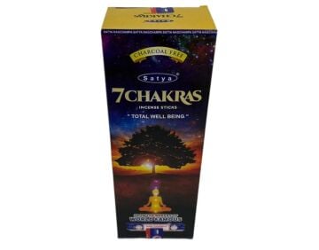 Satya 7 Chakras Hexa Çakralar Çubuk Tütsü İncense Sticks (120 Adet)