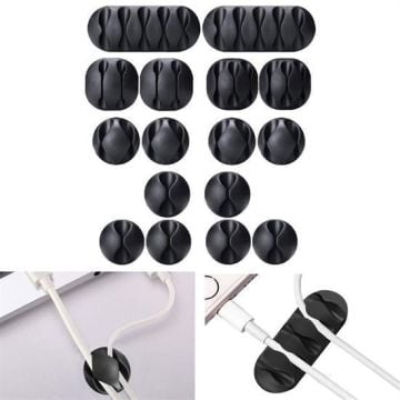 16 Parça Kablo Düzenleyici Toparlayıcı Set
