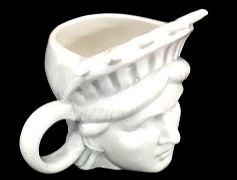 3D Özgürlük Heykeli Seramik Kupa Bardak