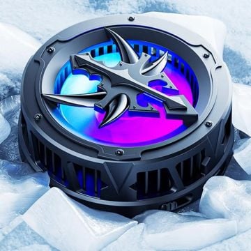 AL10 Rgb Işıklı Manyetik Cep Telefonu Soğutma Buzlu Fan