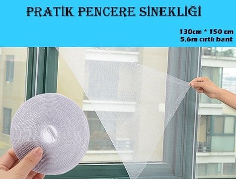 Ayarlanabilir Pencere Sinekliği (Kendin Yap)