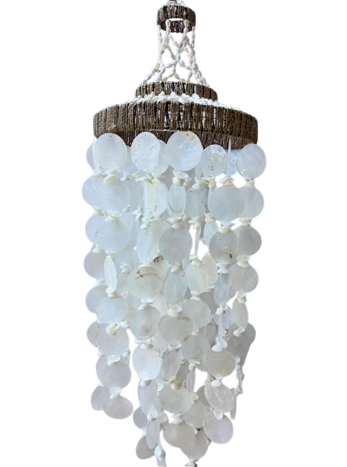 Dekoratif Sedef Avizelik Rüzgar Çanı (25 cm x 90 cm)