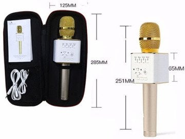 Sihirli Bluetooth Karaoke Mikrofon ve Bluetooth Hoparlör