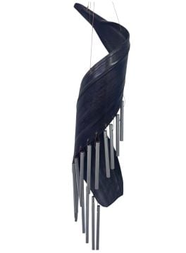 Kokonat Yaprak Metal Rüzgar Çanı (12 cm x 75 cm)