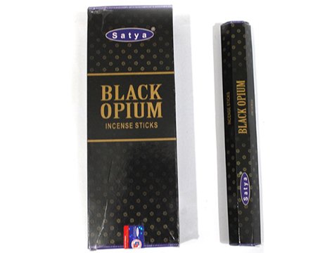 Satya Black Optimum İncense Sticks Çubuk Tütsü (120 Adet)