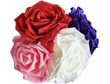 Arka Gül Süs Fonu (40 cm)