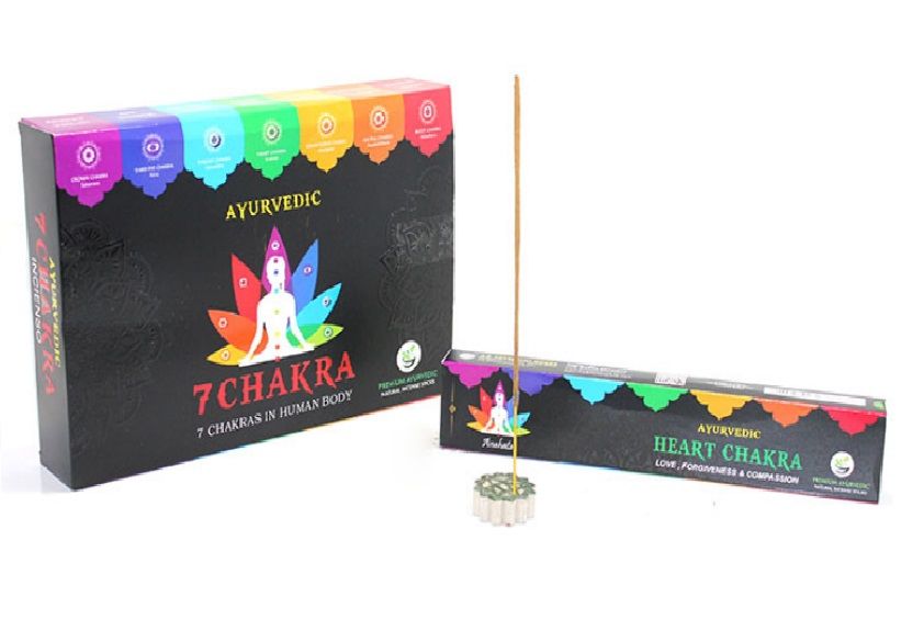 Ayurvedic Seven Chakras 7 Çakra Tütsü Seti (7 Adet x 15gr)