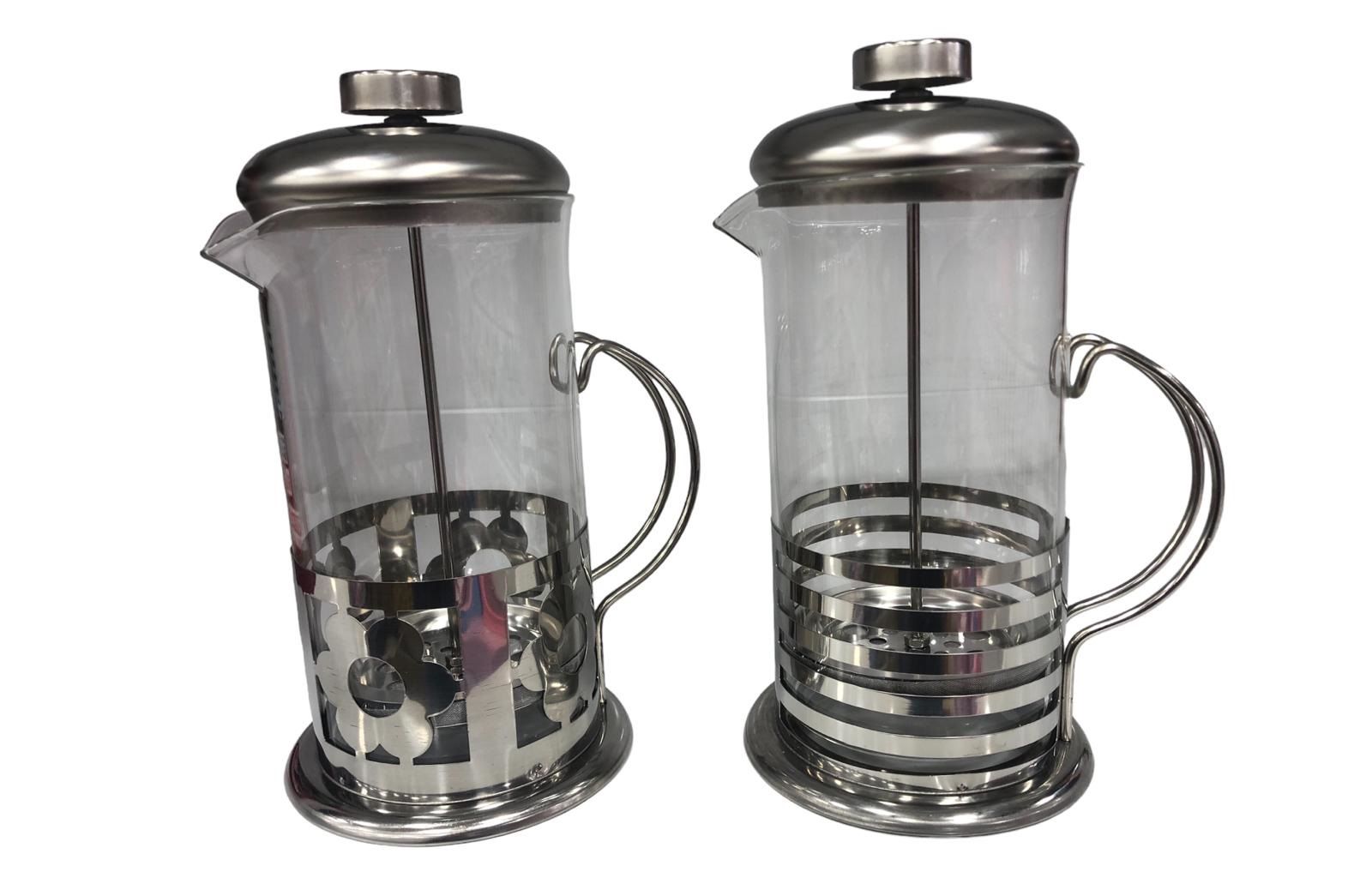 Metal Bitki Çay ve Kahve Kupası French Press (600 Ml)