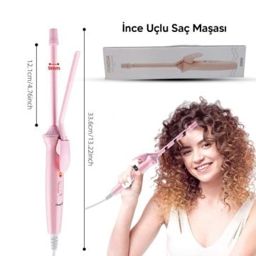 Ergonomik İnce Uçlu Saç Maşası