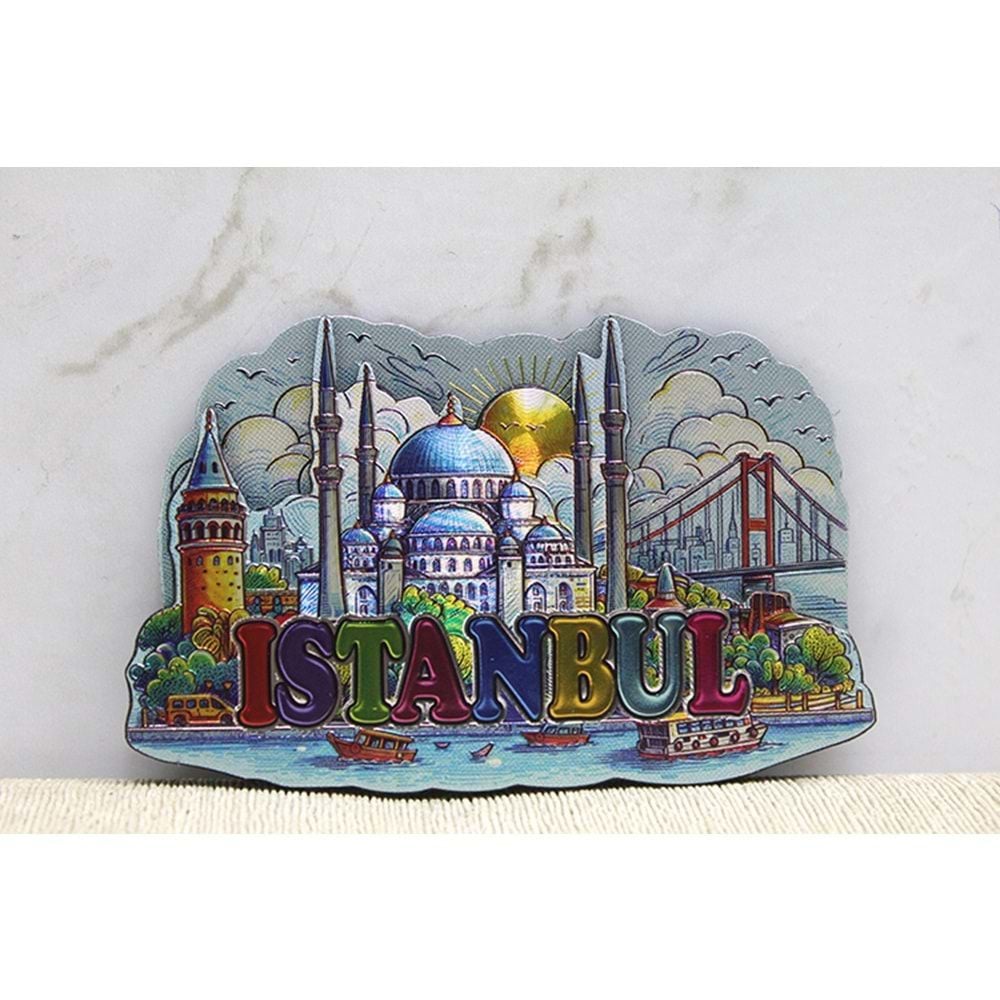 Silikon İstanbul Temalı Magnet (9 cm x 5.5 cm)