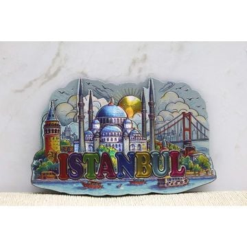 Silikon İstanbul Temalı Magnet (9 cm x 5.5 cm)
