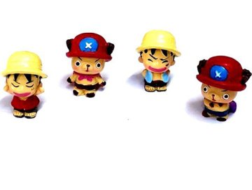 Dekoratif Polyester One Piece Ve Ayıcık Biblosu (4 Adet)