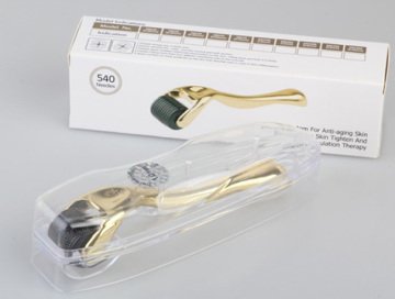 Titanyum Gold Roller 540 İğneli Masaj Aleti  (0.5 mm & 1 mm)