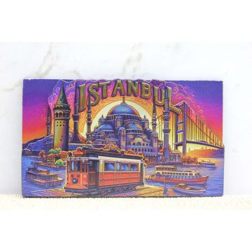 Silikon İstanbul Temalı Magnet (9.5 cm x 5.5 cm)