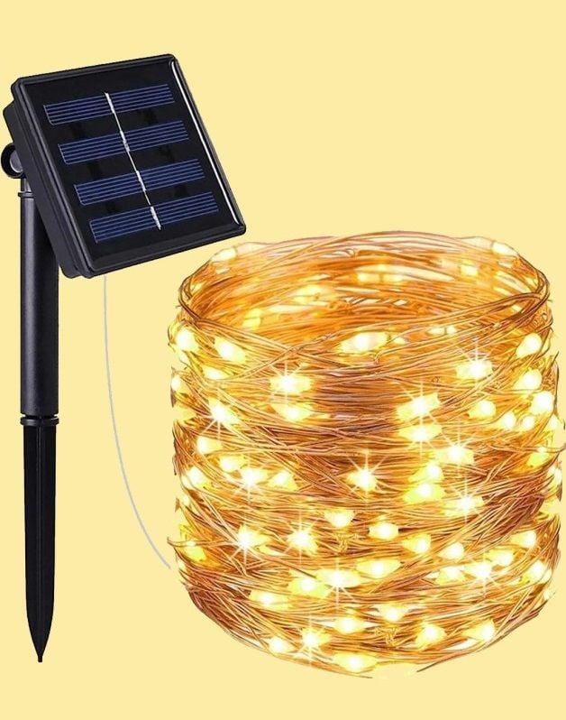 Solar Güneş Enerjili Peri 200Led 8 Mod Bahçe Aydınlatma Işığı