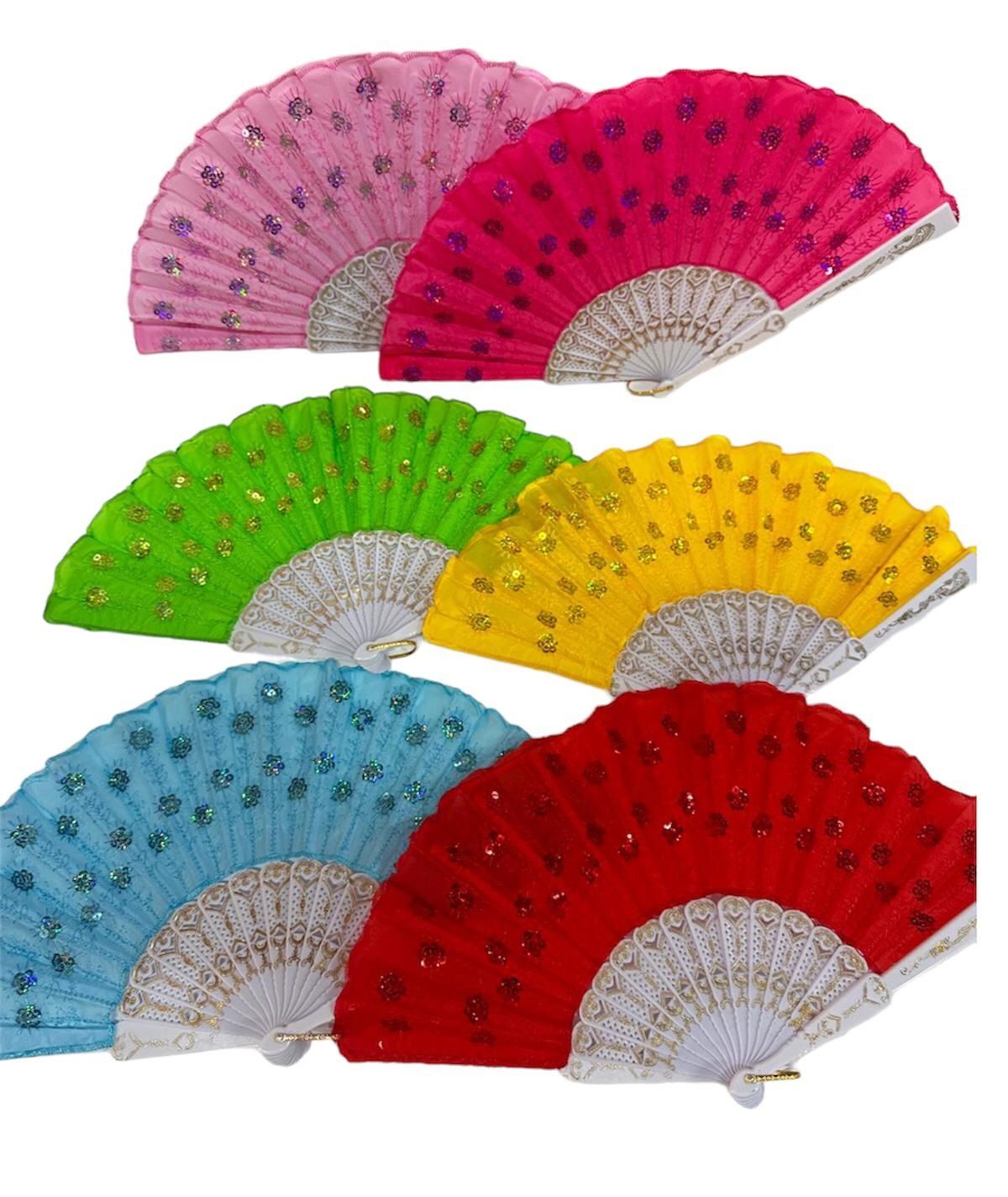 Plastik Saplı Pullu Yelpaze