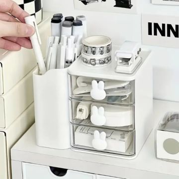 Çekmeceli Masaüstü Şık Ergonomik Organizer