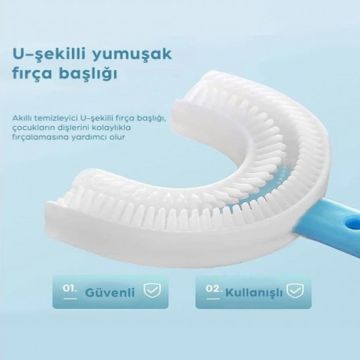 Çift Yönlü Yeni Model Çocuk Diş Fırçası