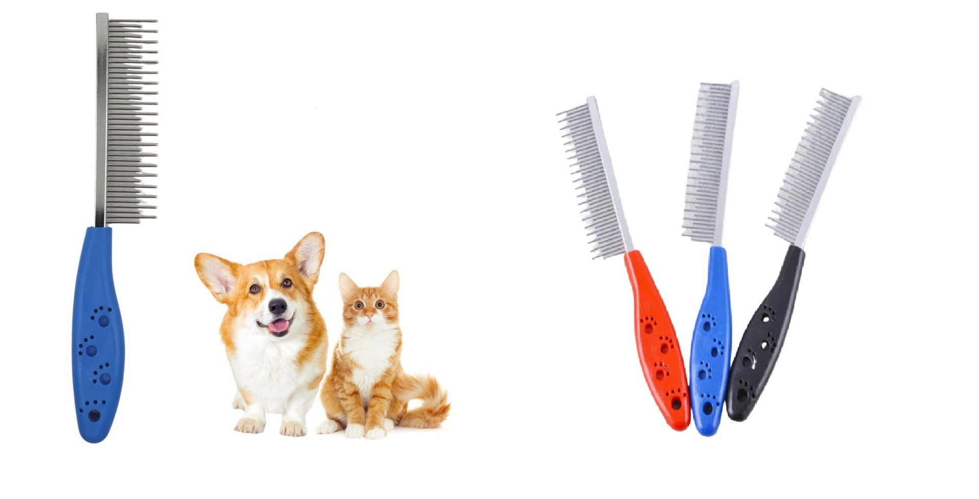 Tek Taraflı Kedi ve Köpek Bakım Tarağı