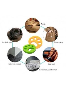 Yıkanabilir Pati Tasarımlı Kedi Köpek Tüy Toz Toplama Aparatı