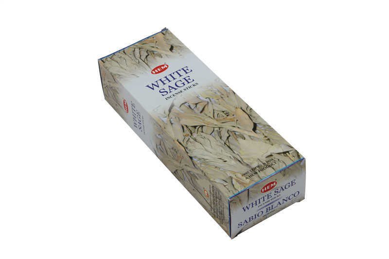 Hem Beyaz Adaçayı White Sage Çubuk Tütsü (120 Adet)