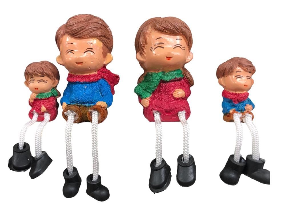 Polyester 4'lü Ayakları Sallanan Aile Biblosu