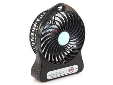 Portatif Mini USB Fan Şarj Edilebilir MasaÜstü Vantilatör